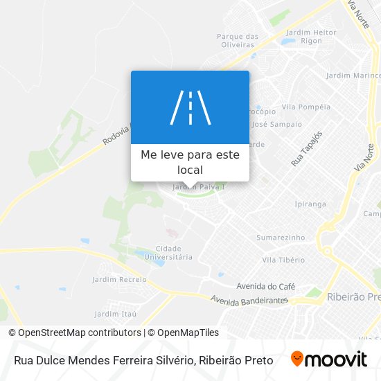 Rua Dulce Mendes Ferreira Silvério mapa