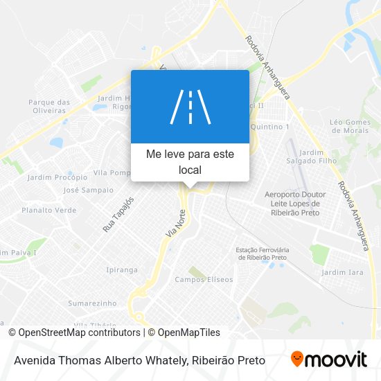Avenida Thomas Alberto Whately mapa
