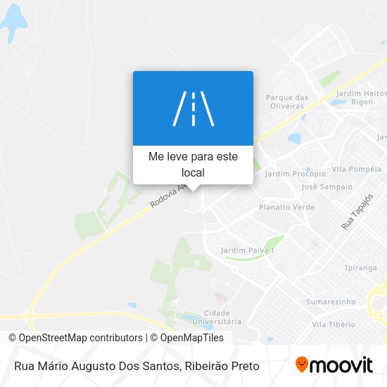 Rua Mário Augusto Dos Santos mapa