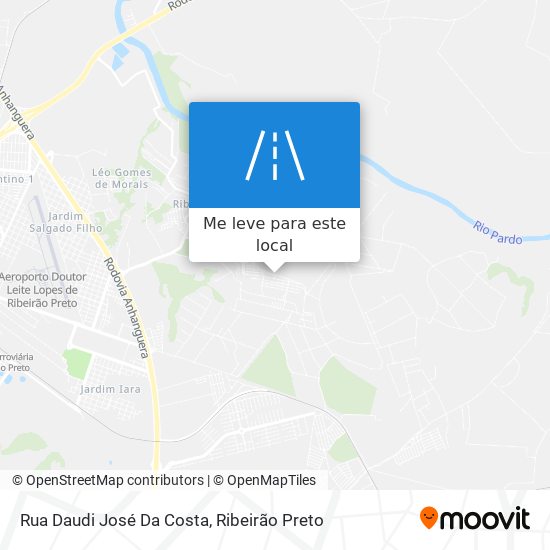 Rua Daudi José Da Costa mapa