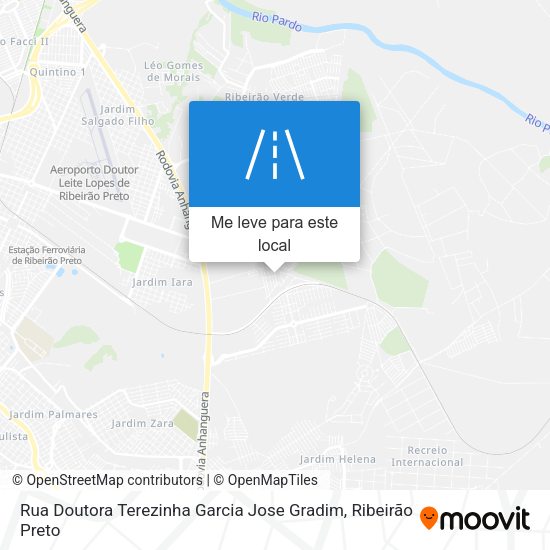 Rua Doutora Terezinha Garcia Jose Gradim mapa