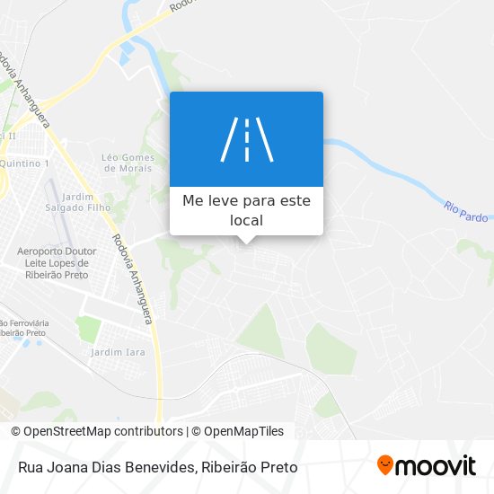 Rua Joana Dias Benevides mapa