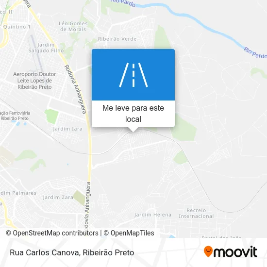 Rua Carlos Canova mapa