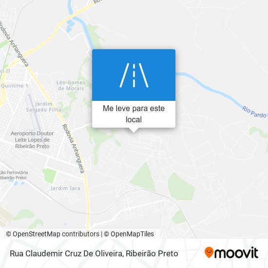 Rua Claudemir Cruz De Oliveira mapa