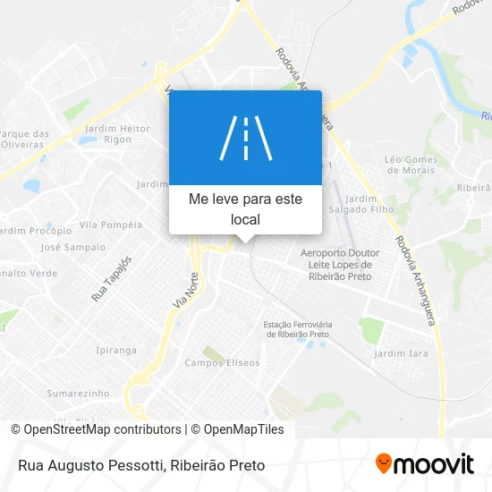 Rua Augusto Pessotti mapa