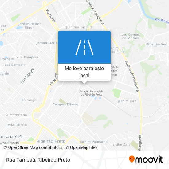 Rua Tambaú mapa