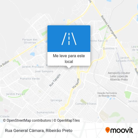 Rua General Câmara mapa