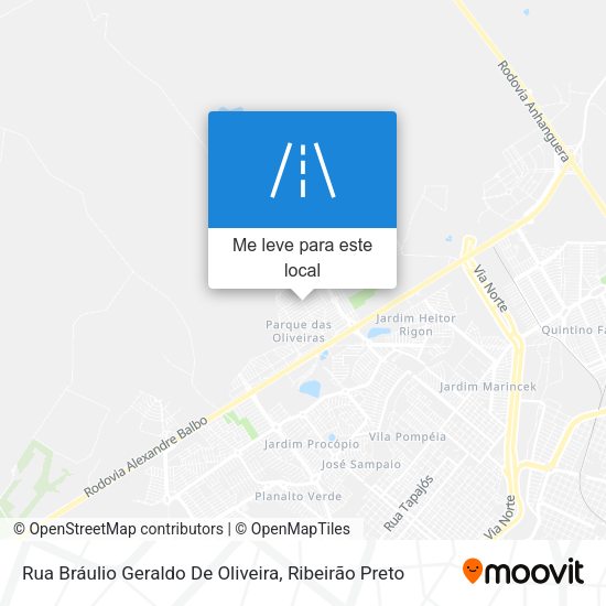 Rua Bráulio Geraldo De Oliveira mapa