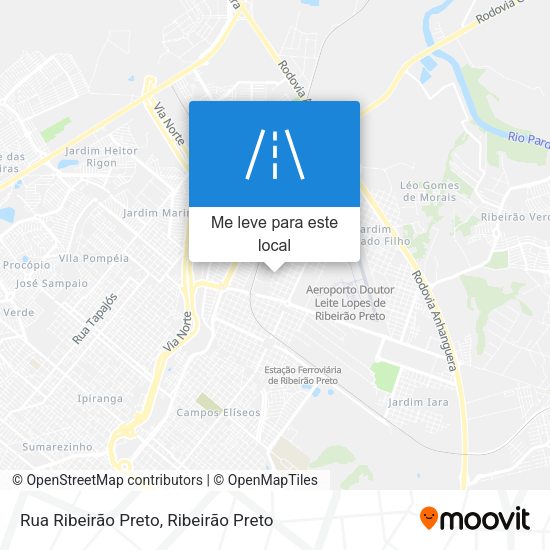 Rua Ribeirão Preto mapa