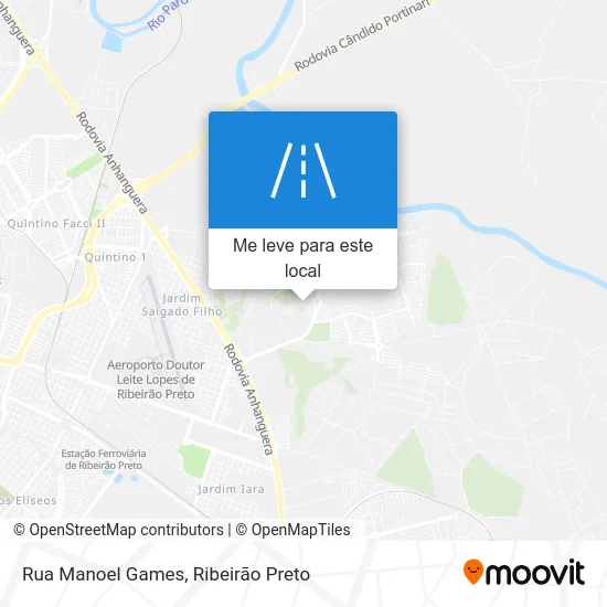Rua Manoel Games mapa