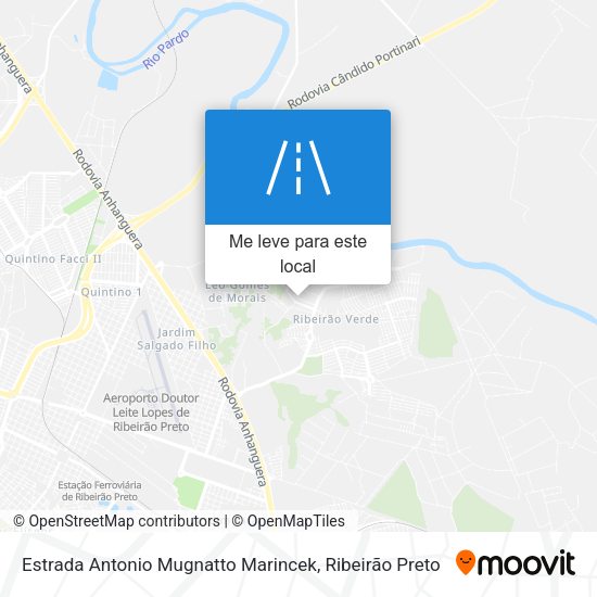 Estrada Antonio Mugnatto Marincek mapa