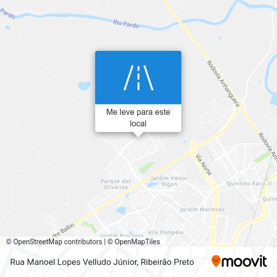 Rua Manoel Lopes Velludo Júnior mapa