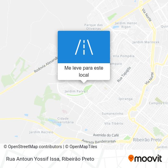 Rua Antoun Yossif Issa mapa