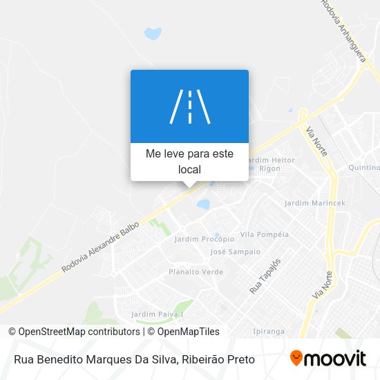 Rua Benedito Marques Da Silva mapa