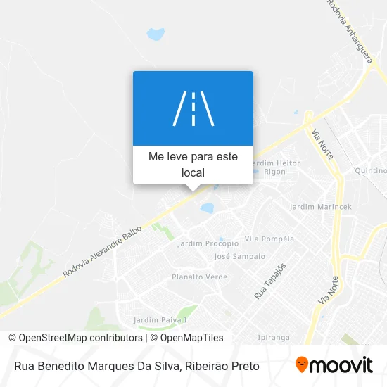 Rua Benedito Marques Da Silva mapa