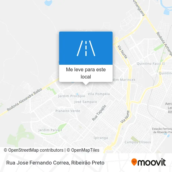Rua Jose Fernando Correa mapa