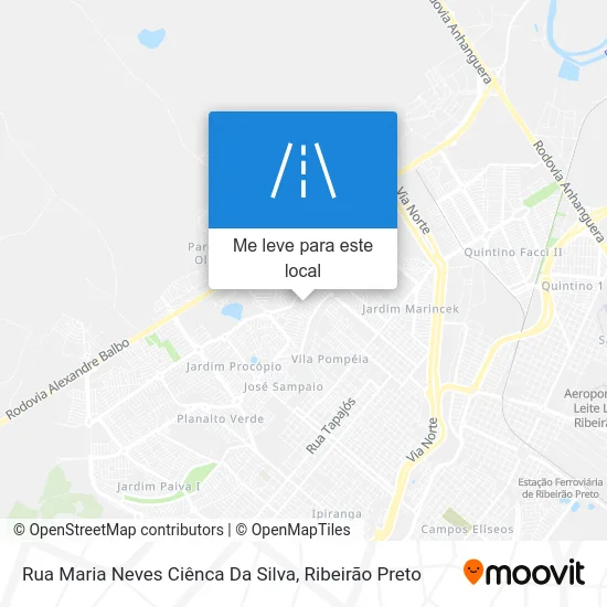 Rua Maria Neves Ciênca Da Silva mapa
