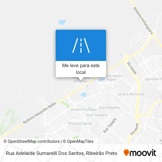 Rua Adelaide Sumarelli Dos Santos mapa