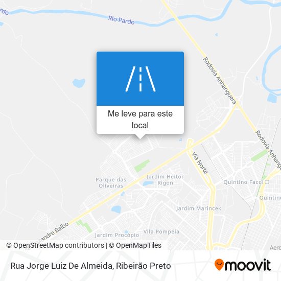 Rua Jorge Luiz De Almeida mapa