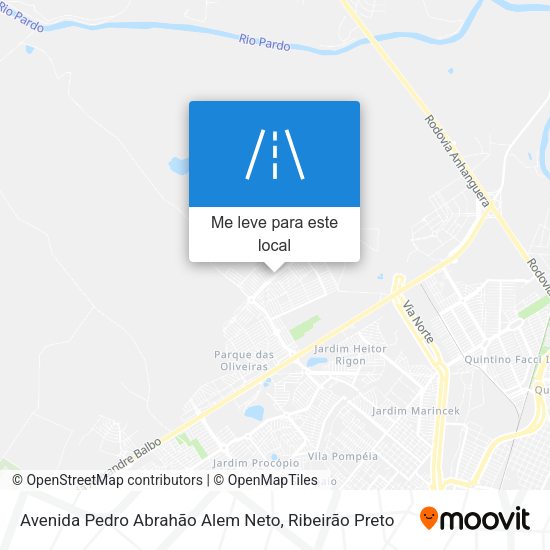 Avenida Pedro Abrahão Alem Neto mapa