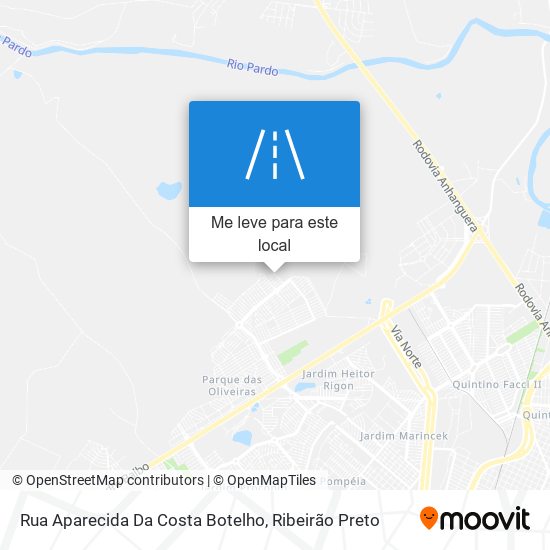 Rua Aparecida Da Costa Botelho mapa