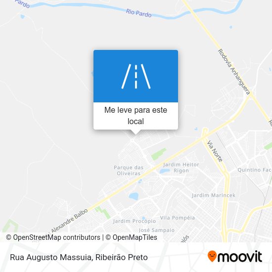 Rua Augusto Massuia mapa