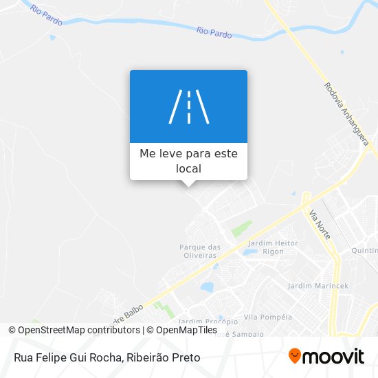 Rua Felipe Gui Rocha mapa