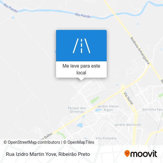 Rua Izidro Martin Yove mapa