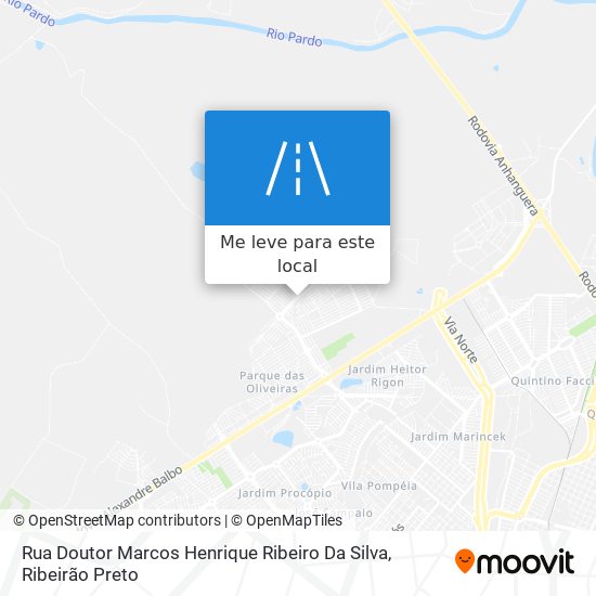 Rua Doutor Marcos Henrique Ribeiro Da Silva mapa