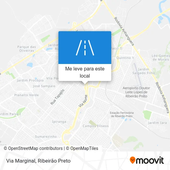 Via Marginal mapa