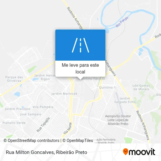 Rua Milton Goncalves mapa