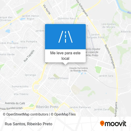 Rua Santos mapa