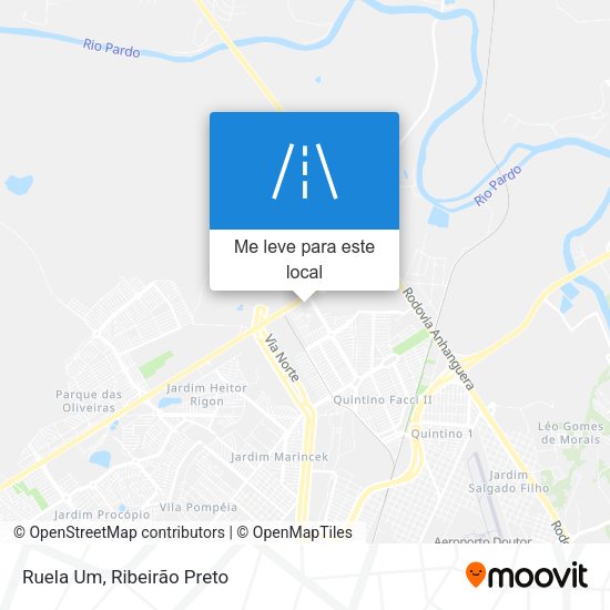 Ruela Um mapa