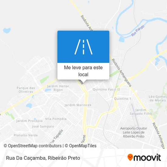 Rua Da Caçamba mapa