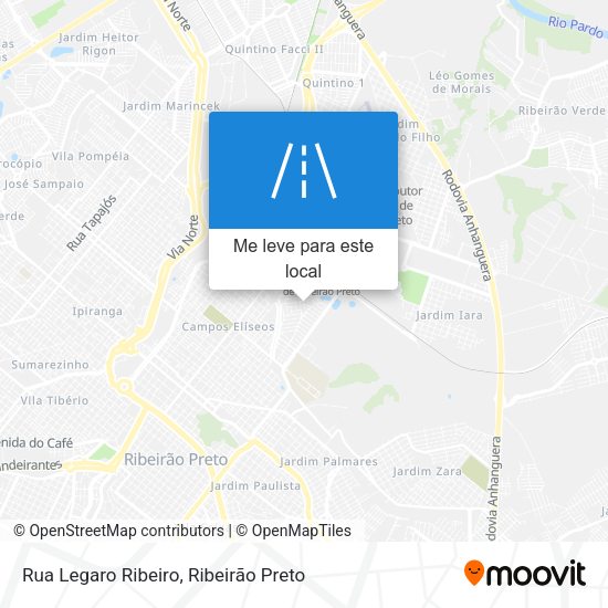 Rua Legaro Ribeiro mapa