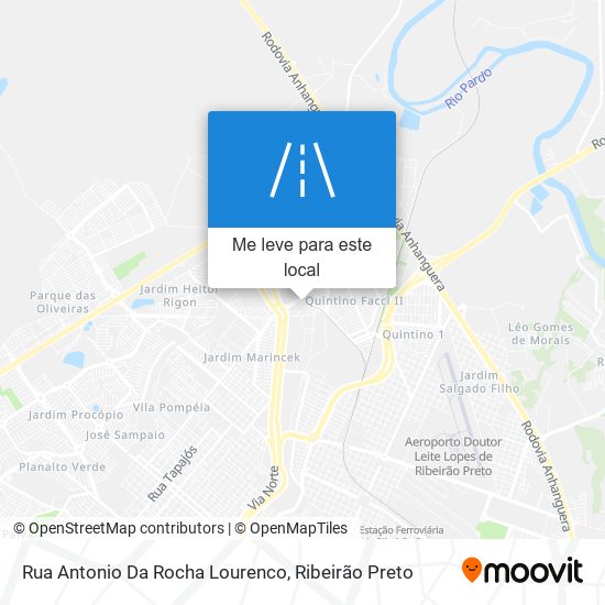 Rua Antonio Da Rocha Lourenco mapa