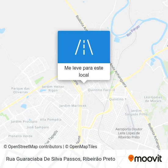 Rua Guaraciaba De Silva Passos mapa
