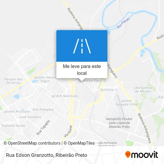 Rua Edson Granzotto mapa