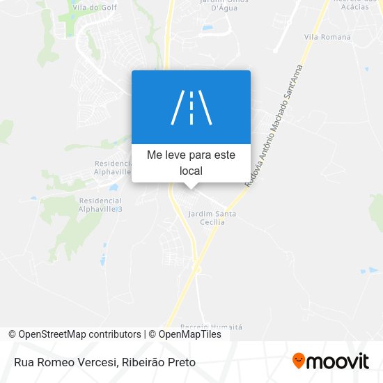 Rua Romeo Vercesi mapa