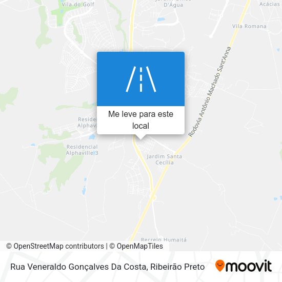 Rua Veneraldo Gonçalves Da Costa mapa