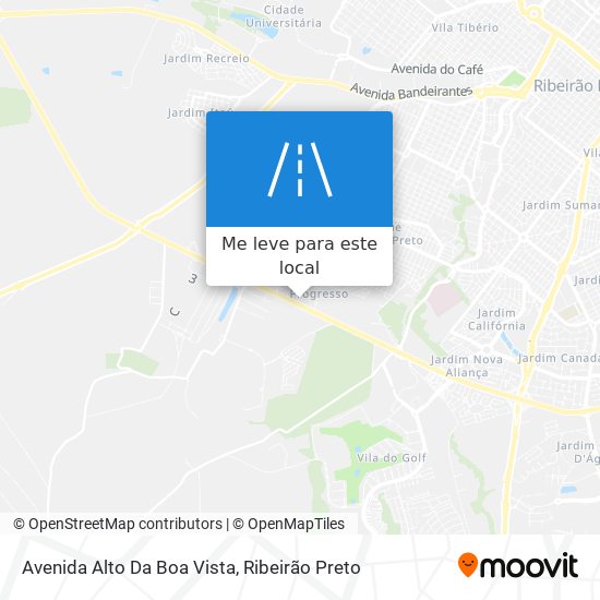 Avenida Alto Da Boa Vista mapa