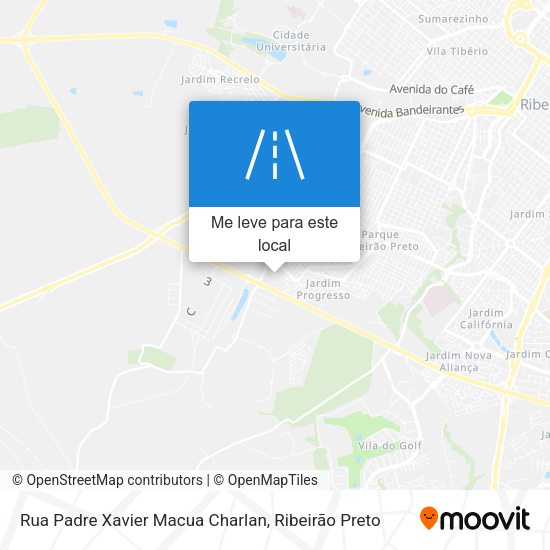 Rua Padre Xavier Macua Charlan mapa