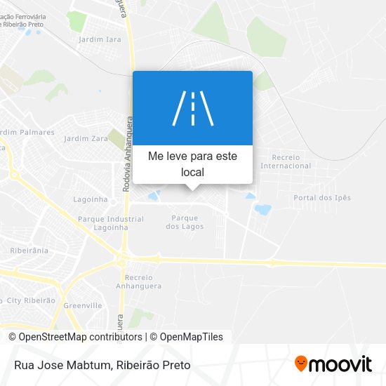 Rua Jose Mabtum mapa