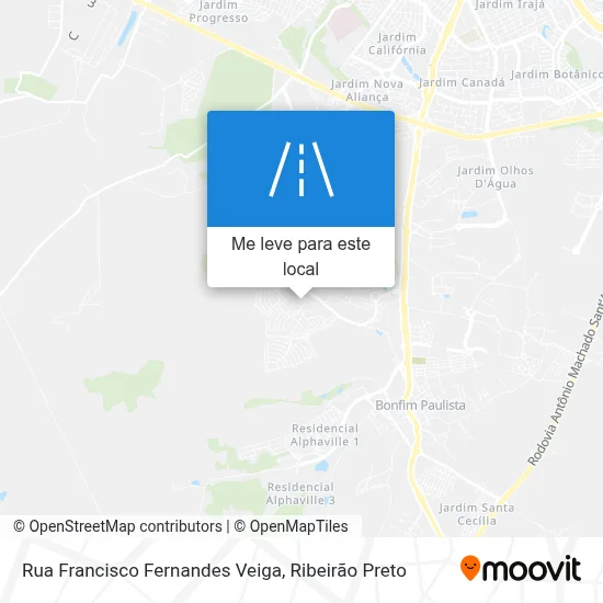 Rua Francisco Fernandes Veiga mapa