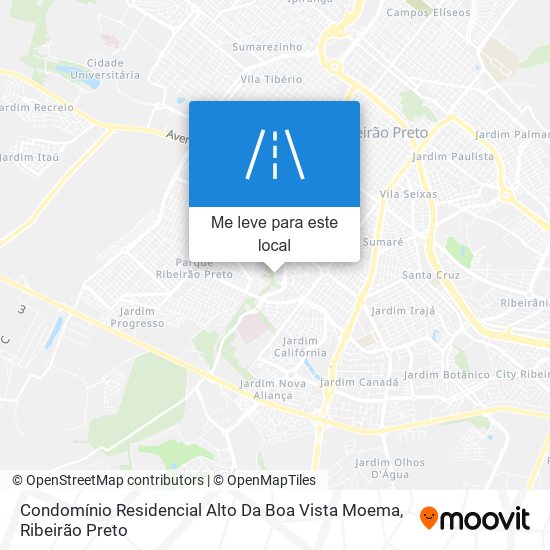 Condomínio Residencial Alto Da Boa Vista Moema mapa