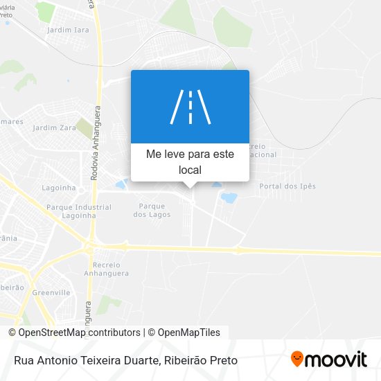 Rua Antonio Teixeira Duarte mapa