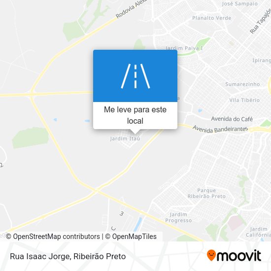 Rua Isaac Jorge mapa