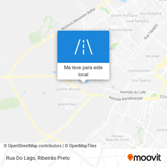 Rua Do Lago mapa
