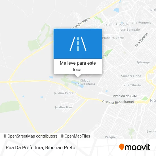 Rua Da Prefeitura mapa