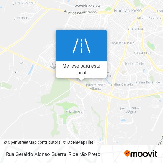 Rua Geraldo Alonso Guerra mapa